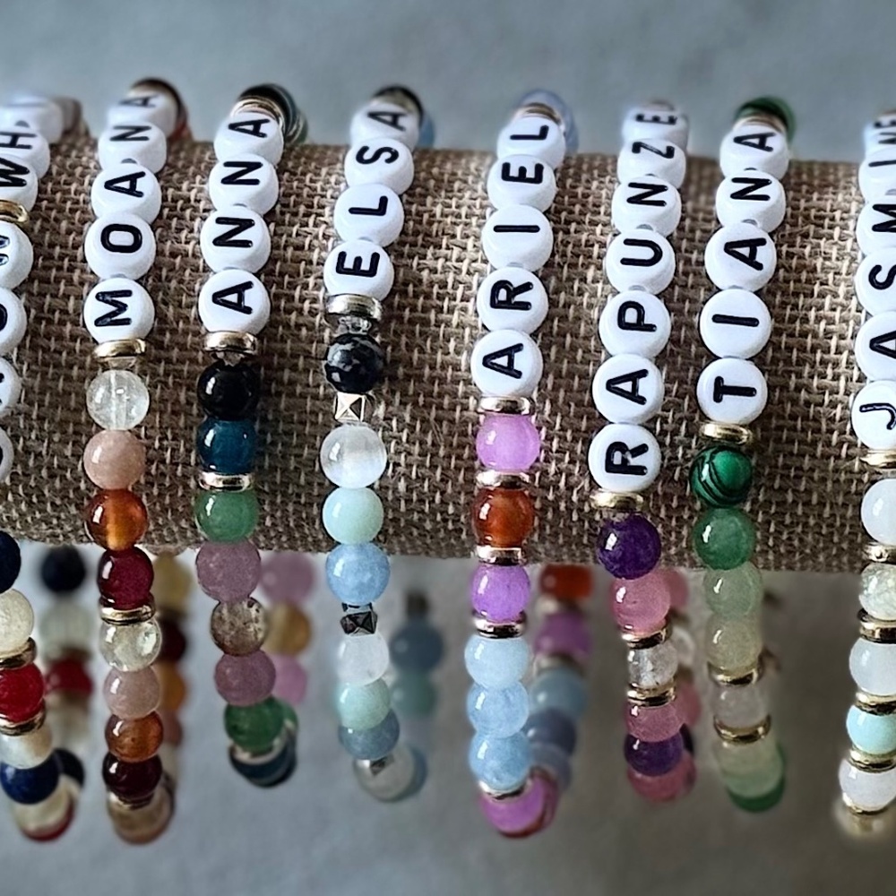 Princess inspired beaded bracelets